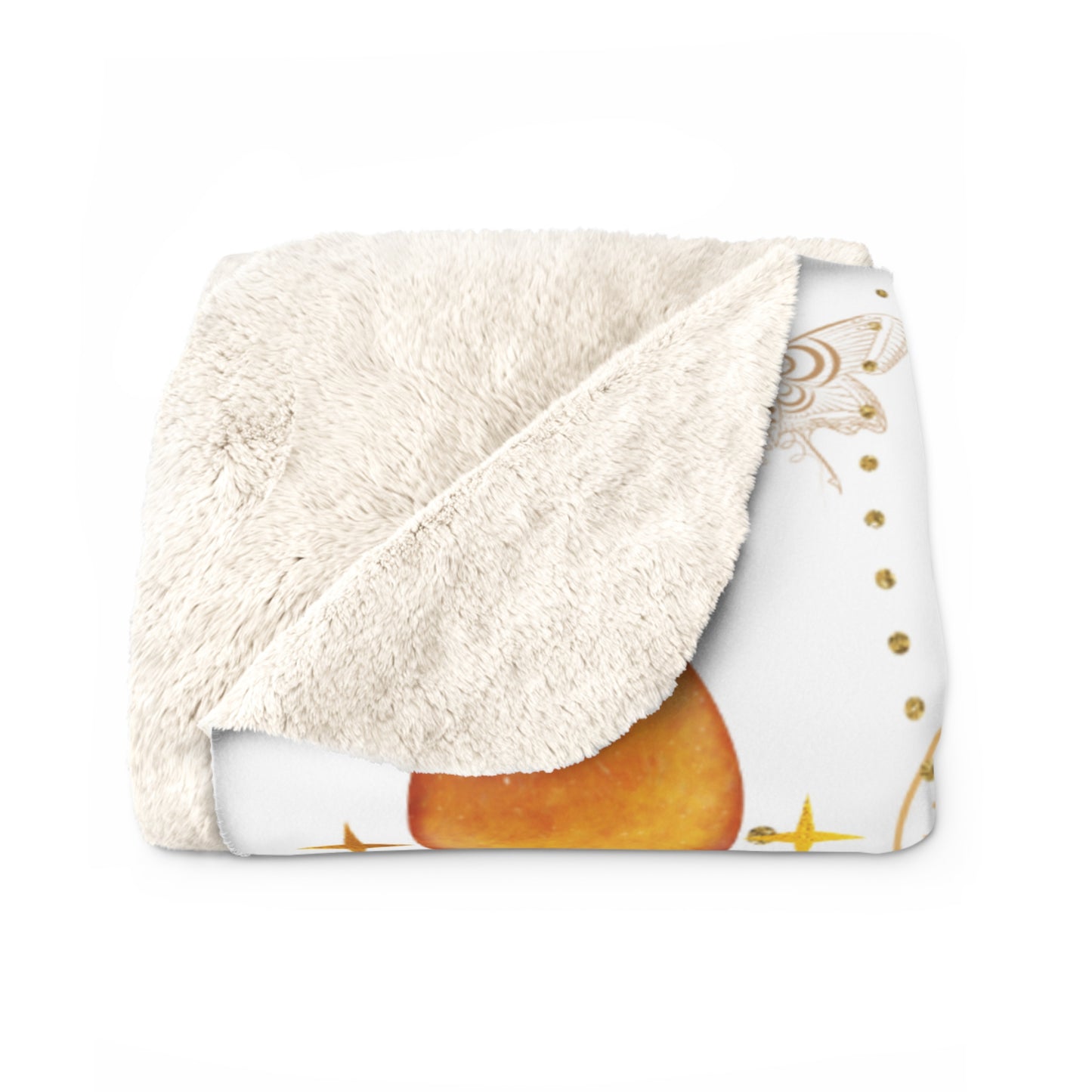 Cernunnos Cozy Forest Spirit Sherpa Fleece Blanket