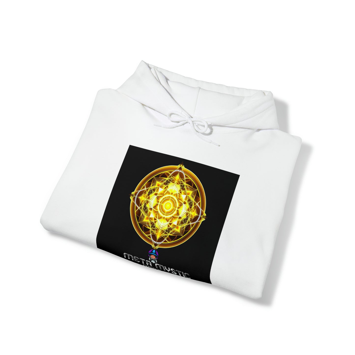 META MYSTIC PODCAST 'Golden Heart' Unisex Heavy Blend™ Hooded Sweatshirt