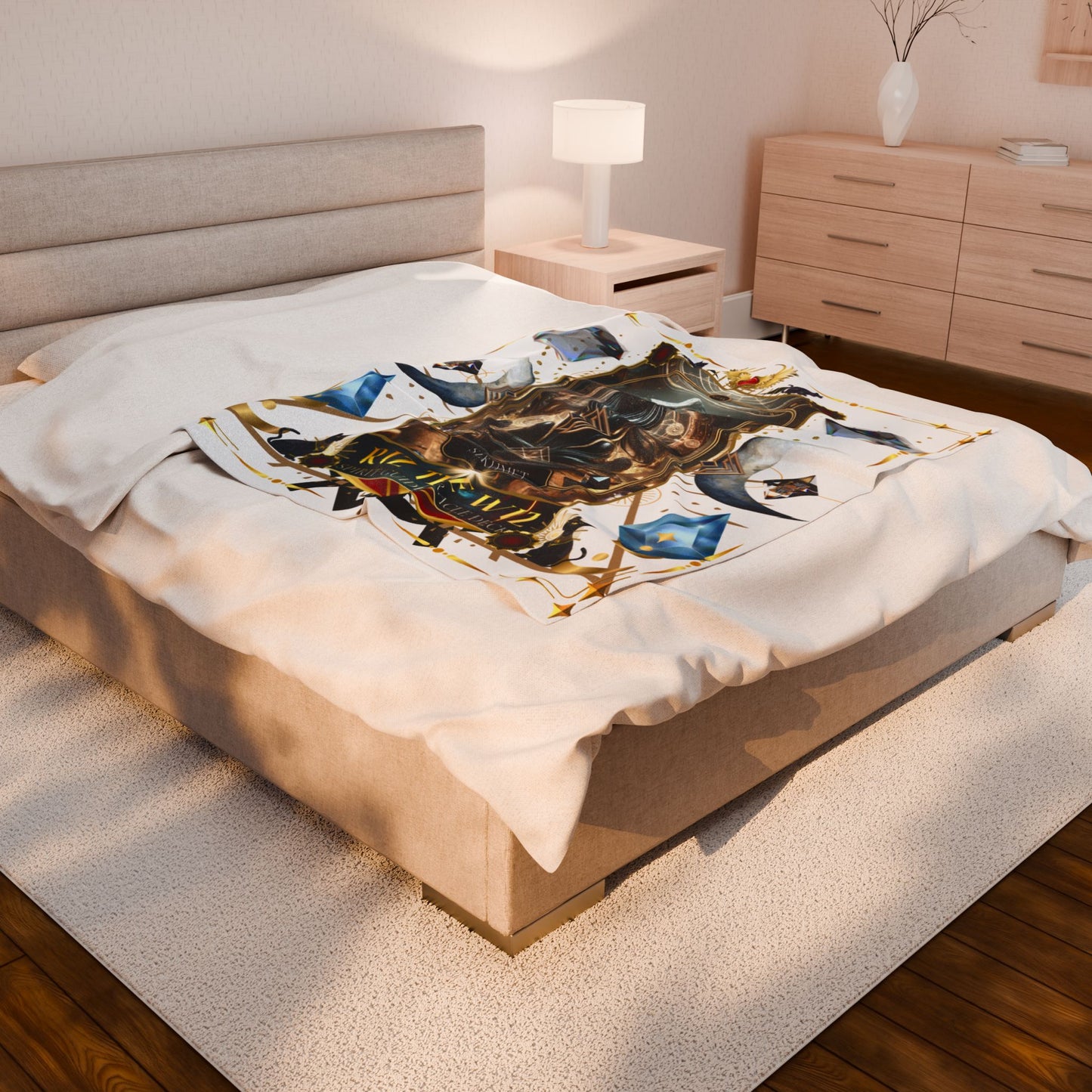 Sekhmet Goddess Power Cozy Blanket