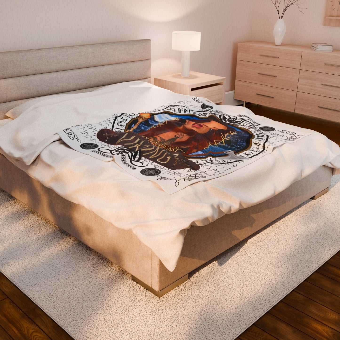 Viking Mystic Cozy Blanket