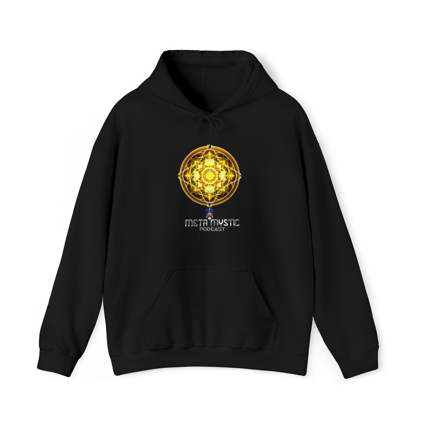 META MYSTIC PODCAST 'Golden Heart' Unisex Heavy Blend™ Hooded Sweatshirt