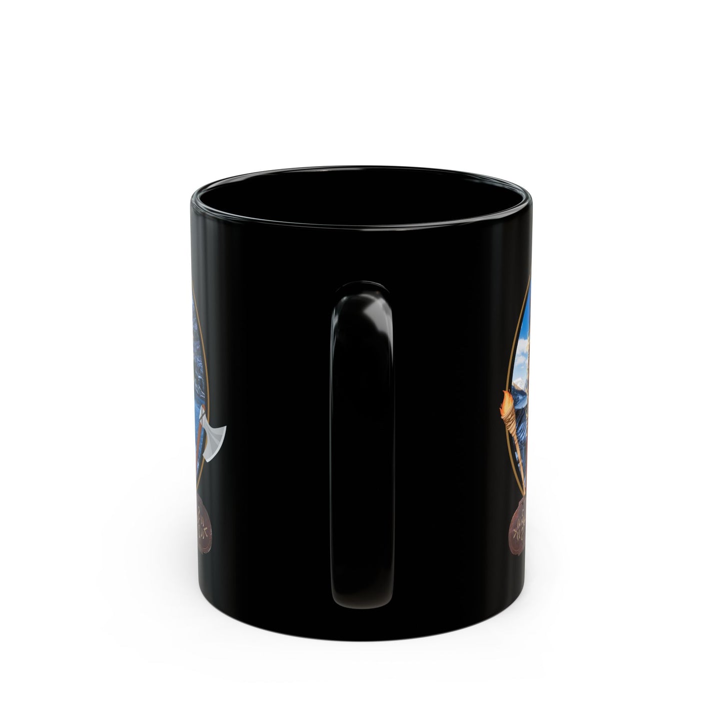 Viking Mystic Podcast Lady O Mug Black Mug (11oz, 15oz)