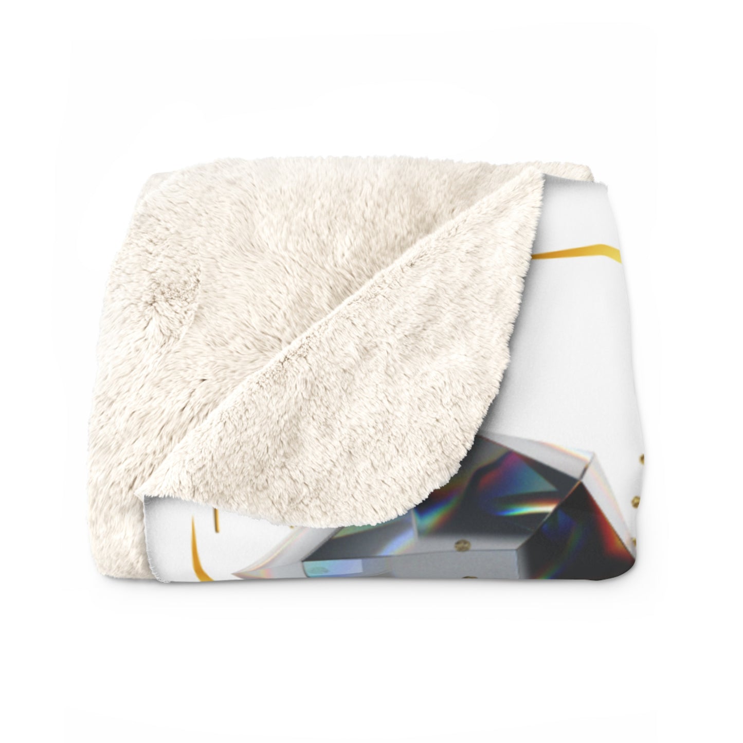 Sekhmet Goddess Power Cozy Sherpa Fleece Blanket