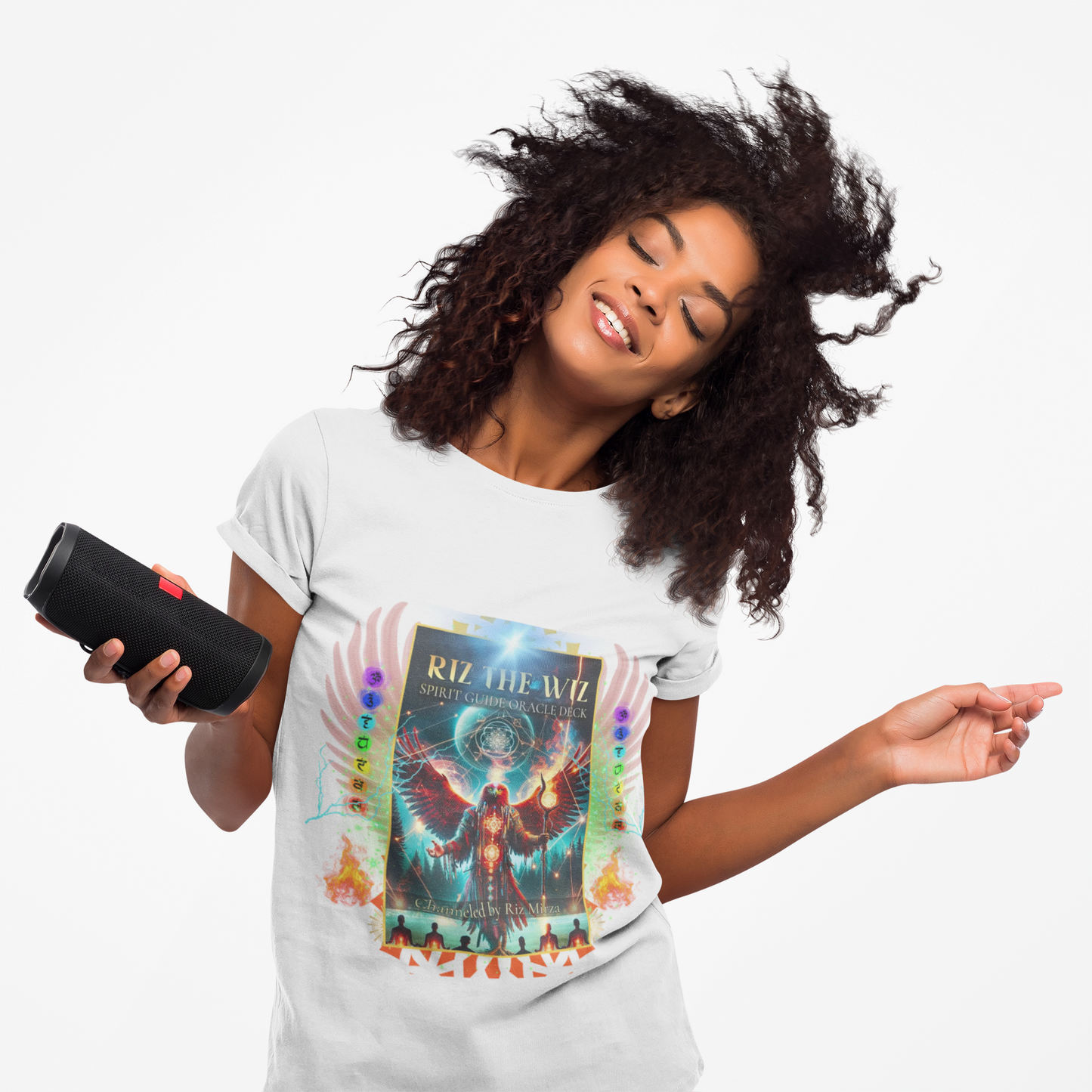 Riz The Wiz Spirit Guide Oracle Deck T-Shirt