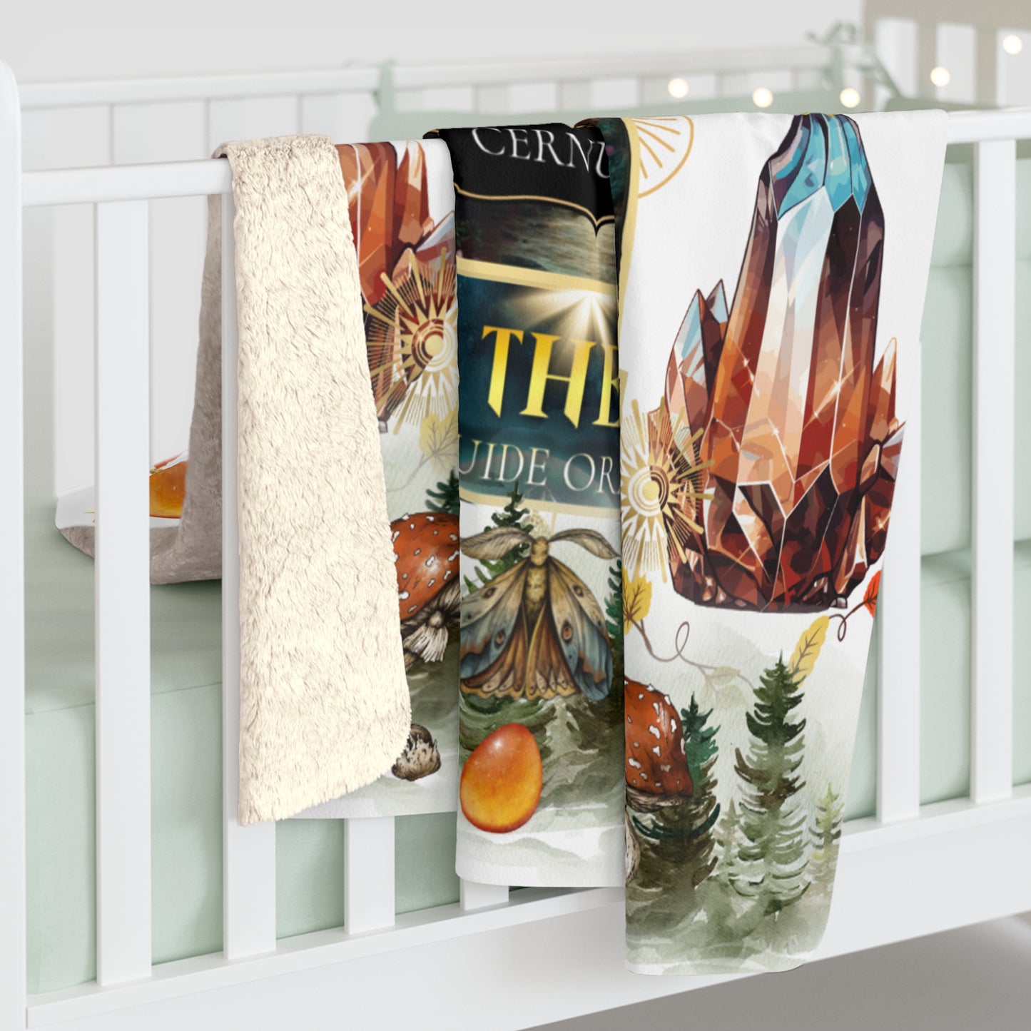 Cozy Cernunnos Forest Guardian Blanket