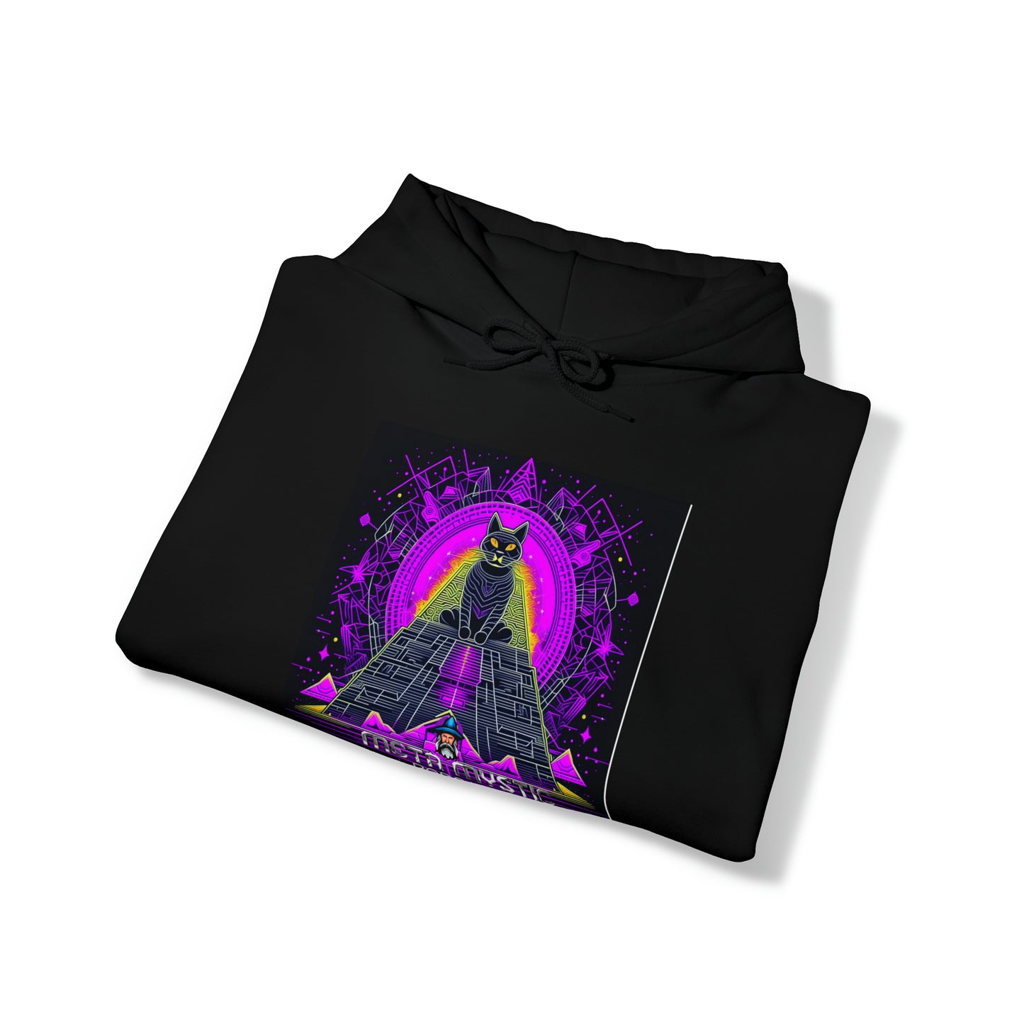 META MYSTIC PODCAST EGYPTIAN CATS Unisex Heavy Blend™ Hooded Sweatshirt