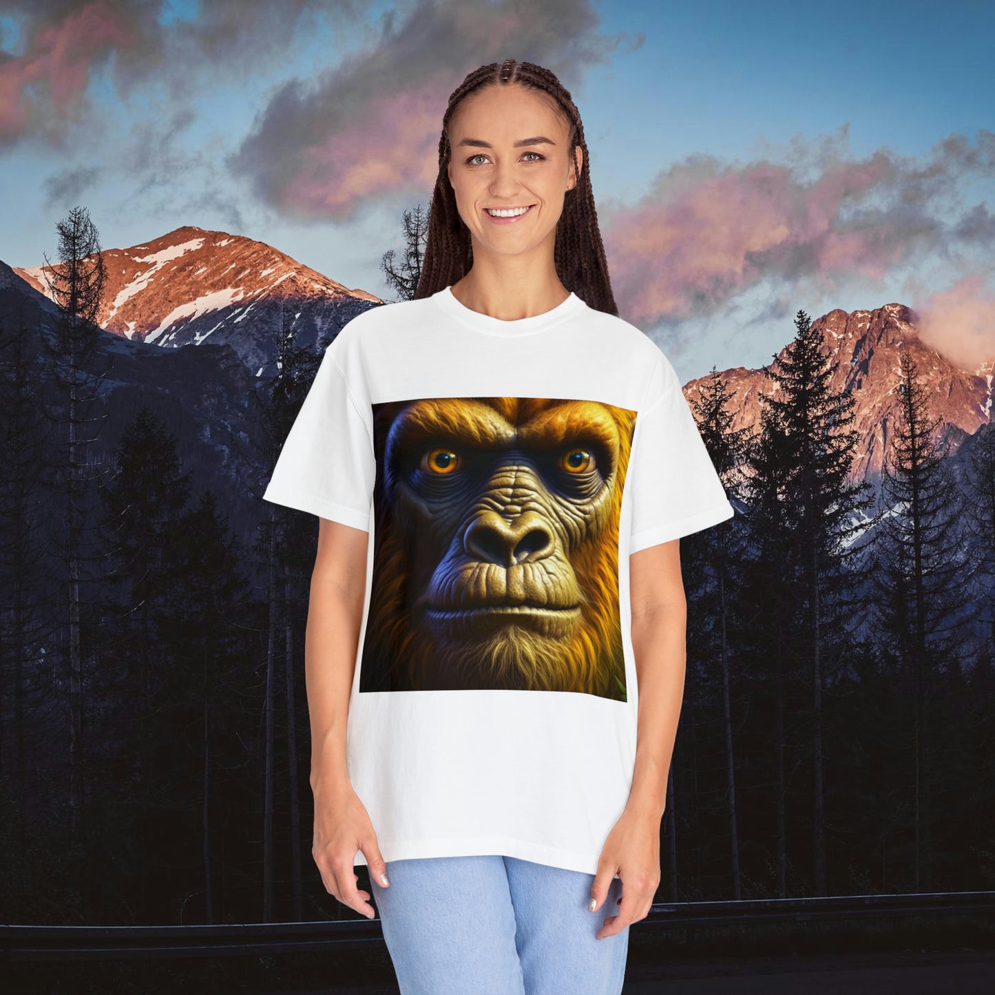 BIGFOOT LOVER ~ META MYSIC Unisex Garment-Dyed T-shirt