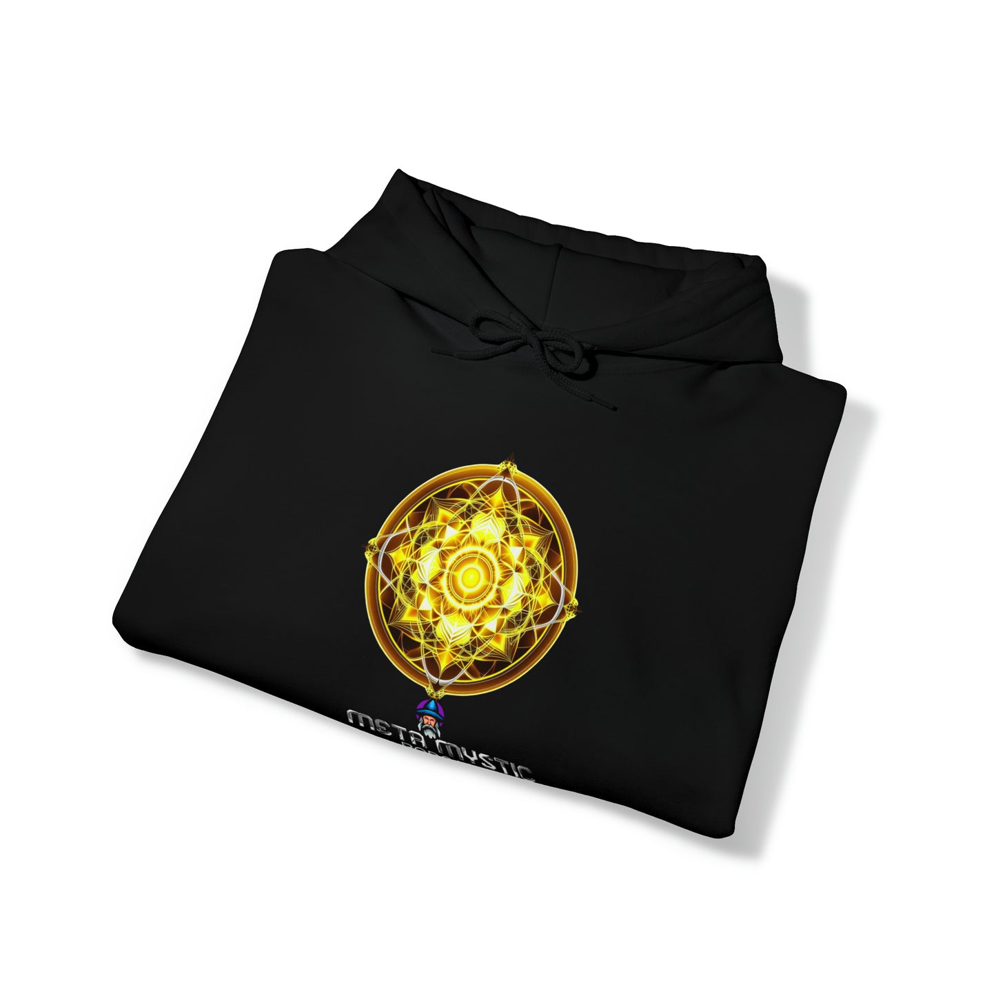 META MYSTIC PODCAST 'Golden Heart' Unisex Heavy Blend™ Hooded Sweatshirt
