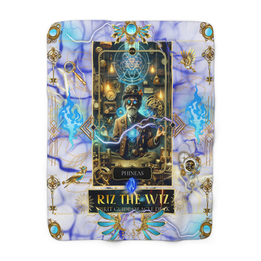 Phineas Steampunk Mystic Cozy Sherpa Fleece Blanket