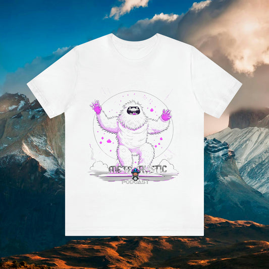 YETI UFO SPIRIT ANIMAL -META MYSTIC PODCAST Unisex Jersey Short Sleeve Tee