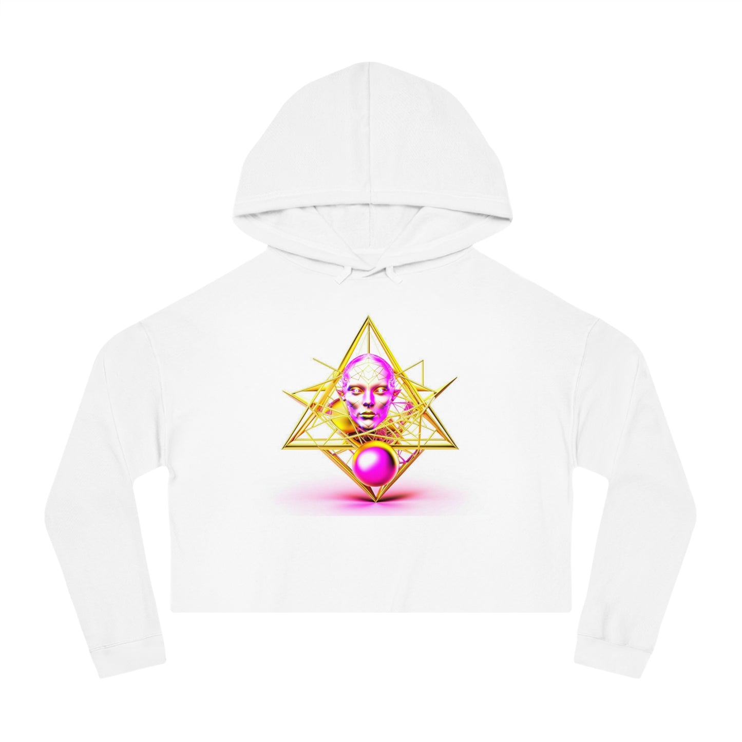 Creatrix~ Women’s Cropped Hooded Sweatshirt